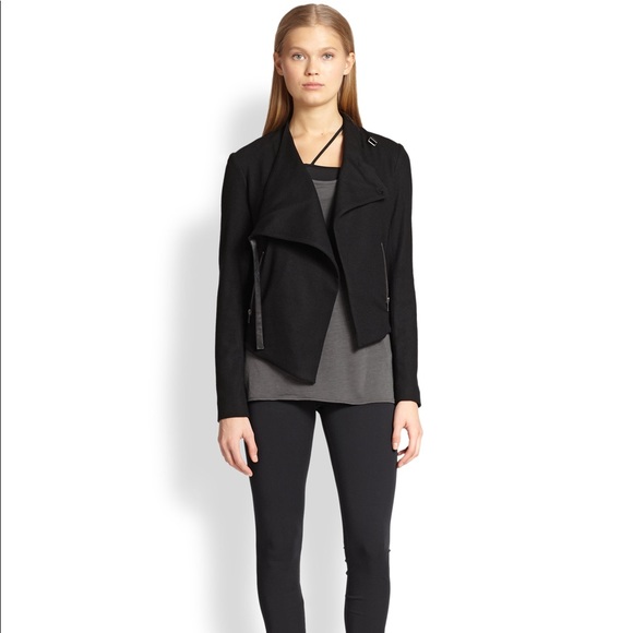 Helmut Lang cropped Sonar wool jacket - Picture 4 of 6